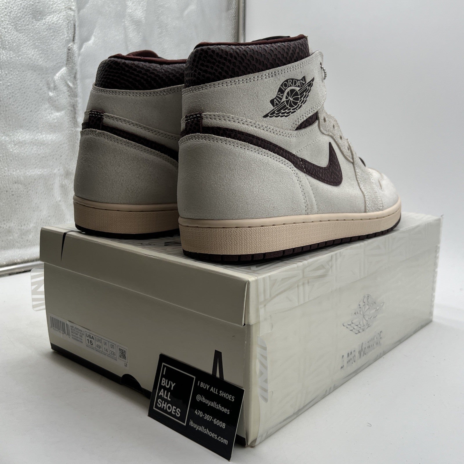 Size 15 - Air Jordan 1 OG x A Ma Maniere High Airness (DO7097-100)