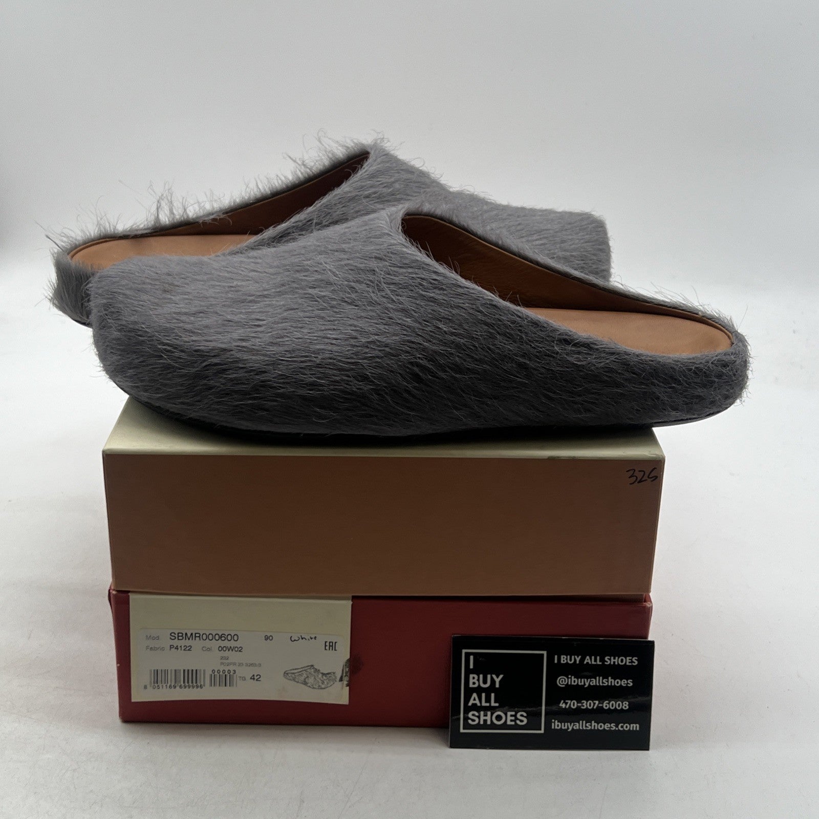 Size 43 - Marni Fussbett Saboot Mule Shoe Slip Ons in Cacao Men's (SBMR000600)