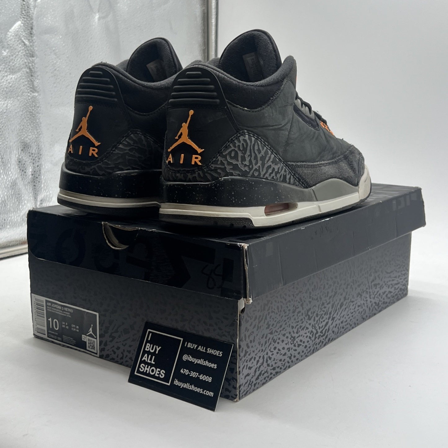 Size 10 - Air Jordan 3 Retro 2023 Mid Fear (CT8532-080)