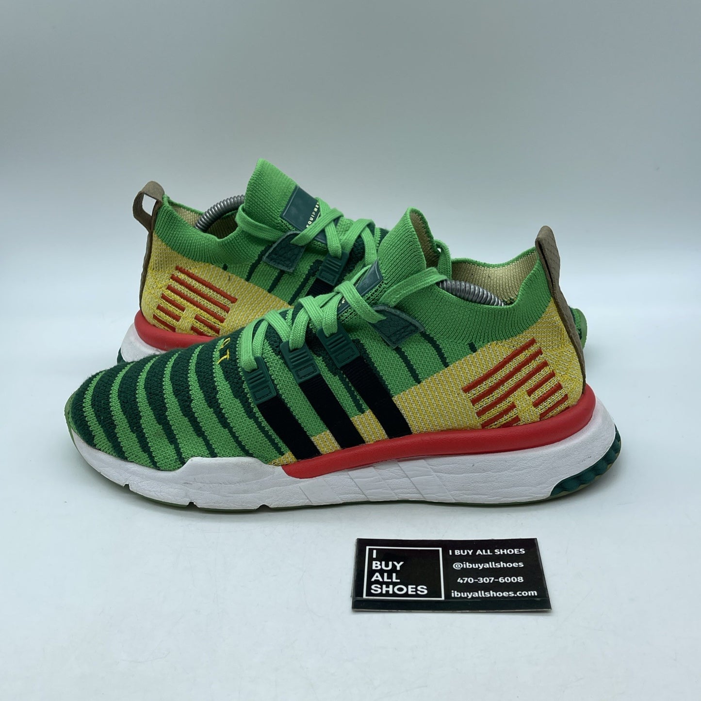 Size 9.5 - adidas Dragon Ball Z x EQT Support ADV Primeknit Mid Green (D97056)