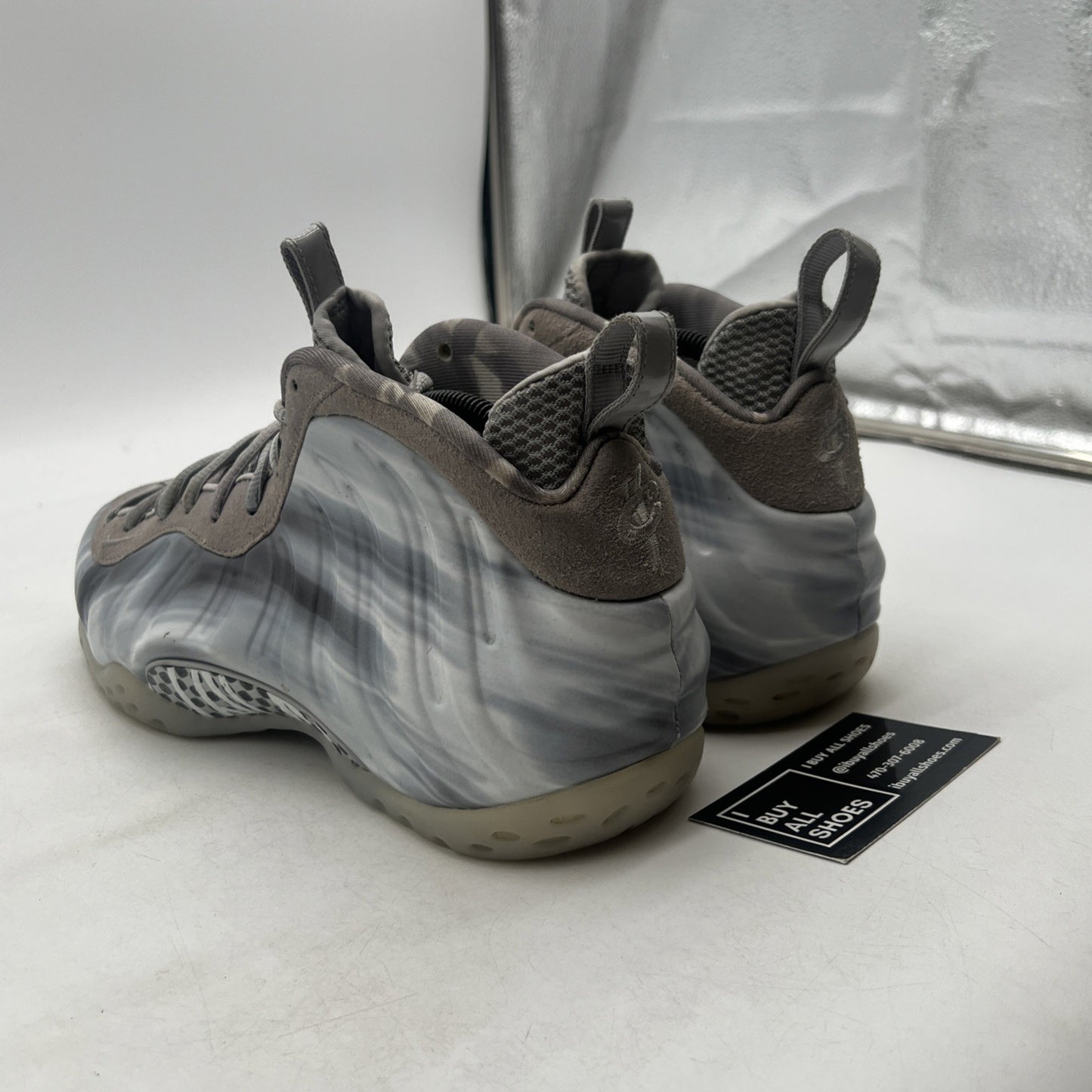 Size 9.5 - Nike Air Foamposite One QS Dream A World - Tech Grey (DM0115-001)