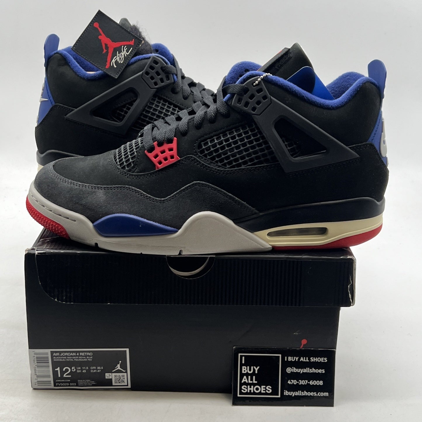 Size 12.5 - Air Jordan 4 Retro Rare Air - Gold Lettering (FV5029-003)