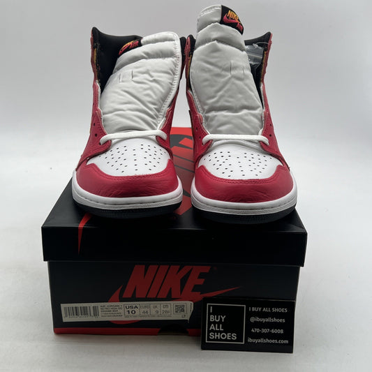 Size 10 - Air Jordan 1 Retro High OG Light Fusion Red 2021 (555088-603)