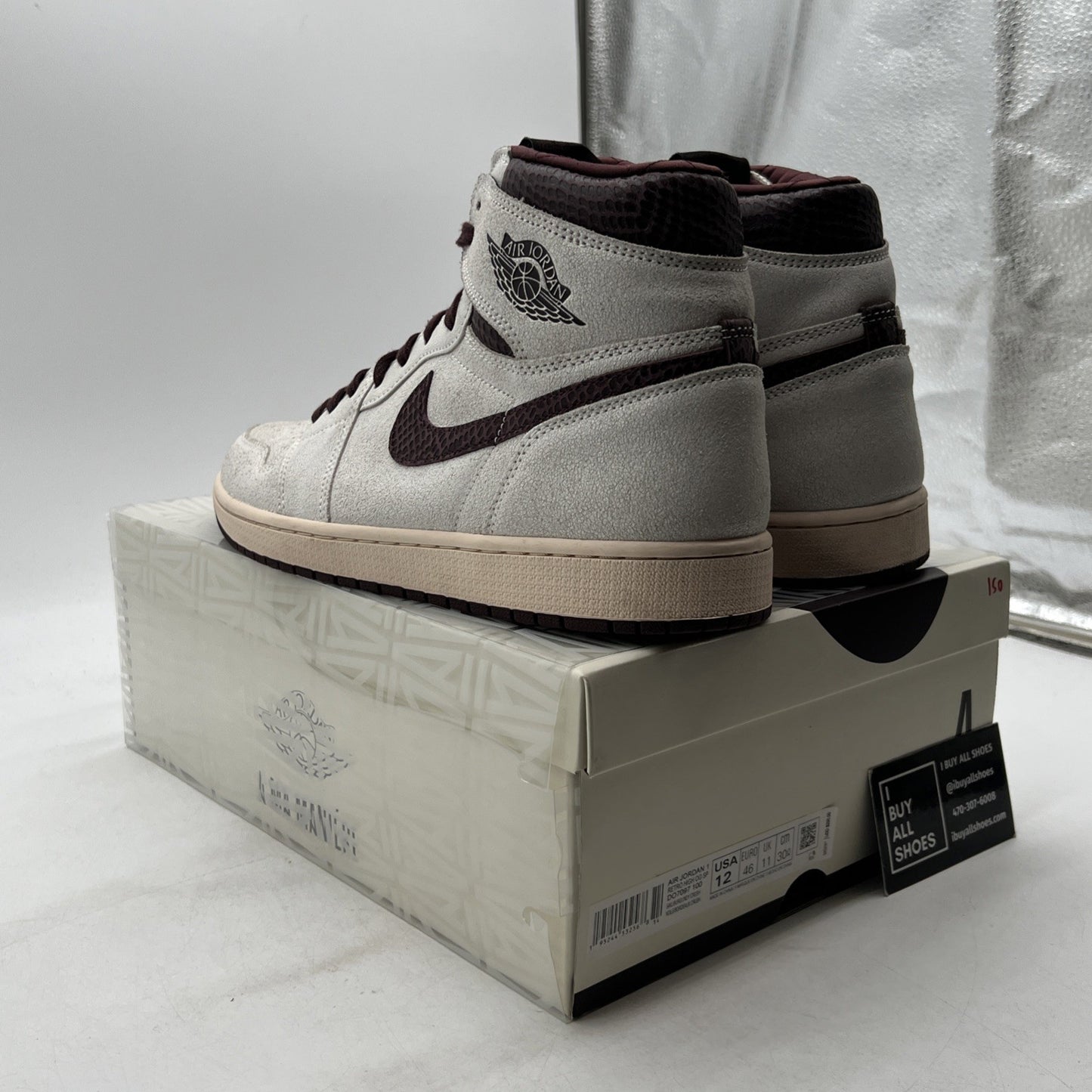 Size 12 - Air Jordan 1 OG x A Ma Maniere High Airness (DO7097-100)