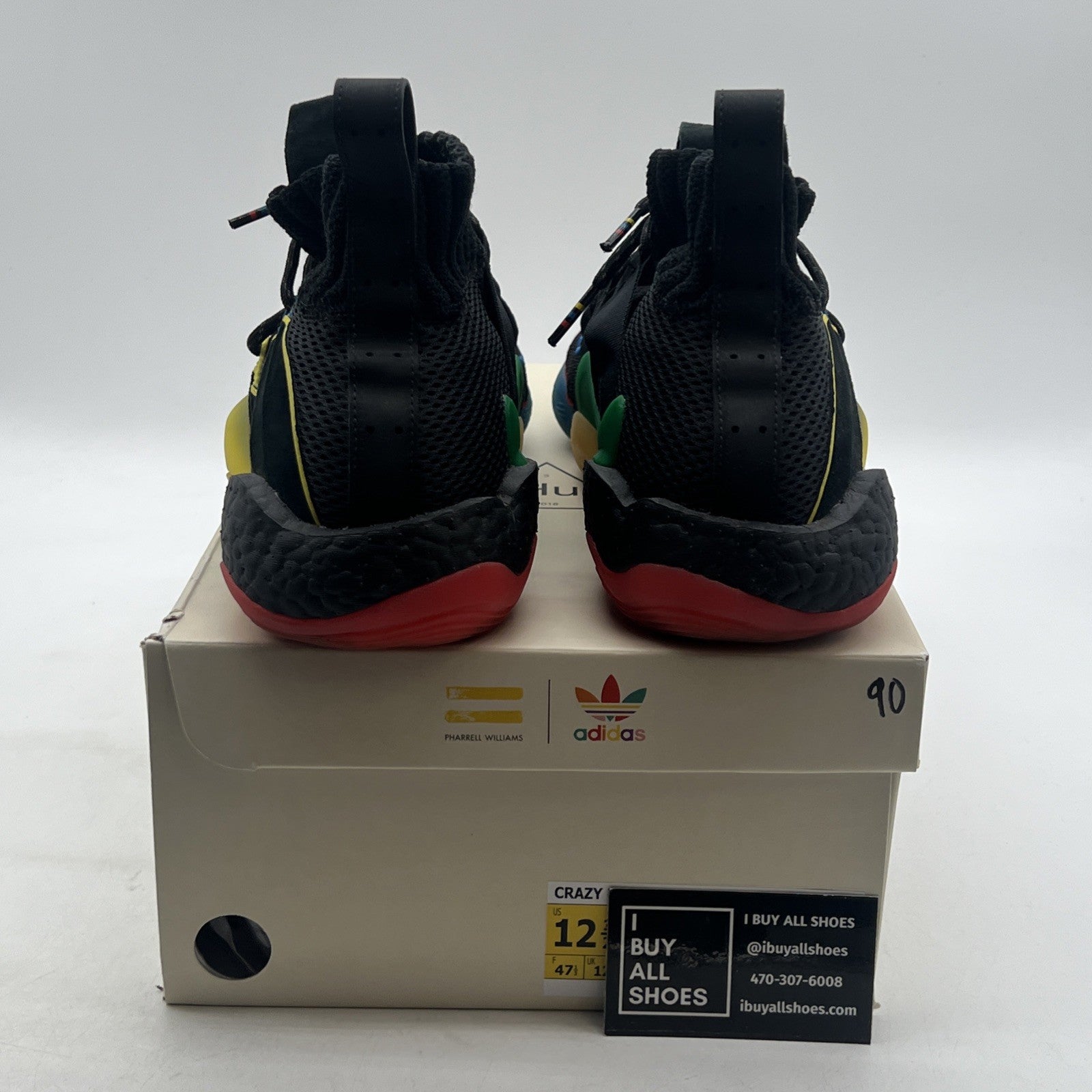 Size 12.5 - adidas Pharrell x Crazy BYW X Gratitude Empathy (G27805)
