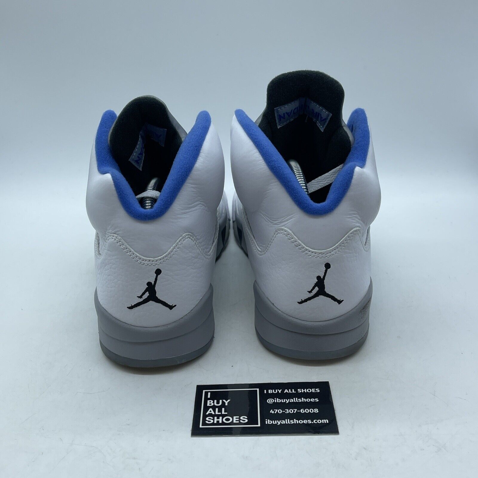 Size 10.5 - Air Jordan 5 Retro Stealth 2.0 Grey White Leather (DD0587-140)