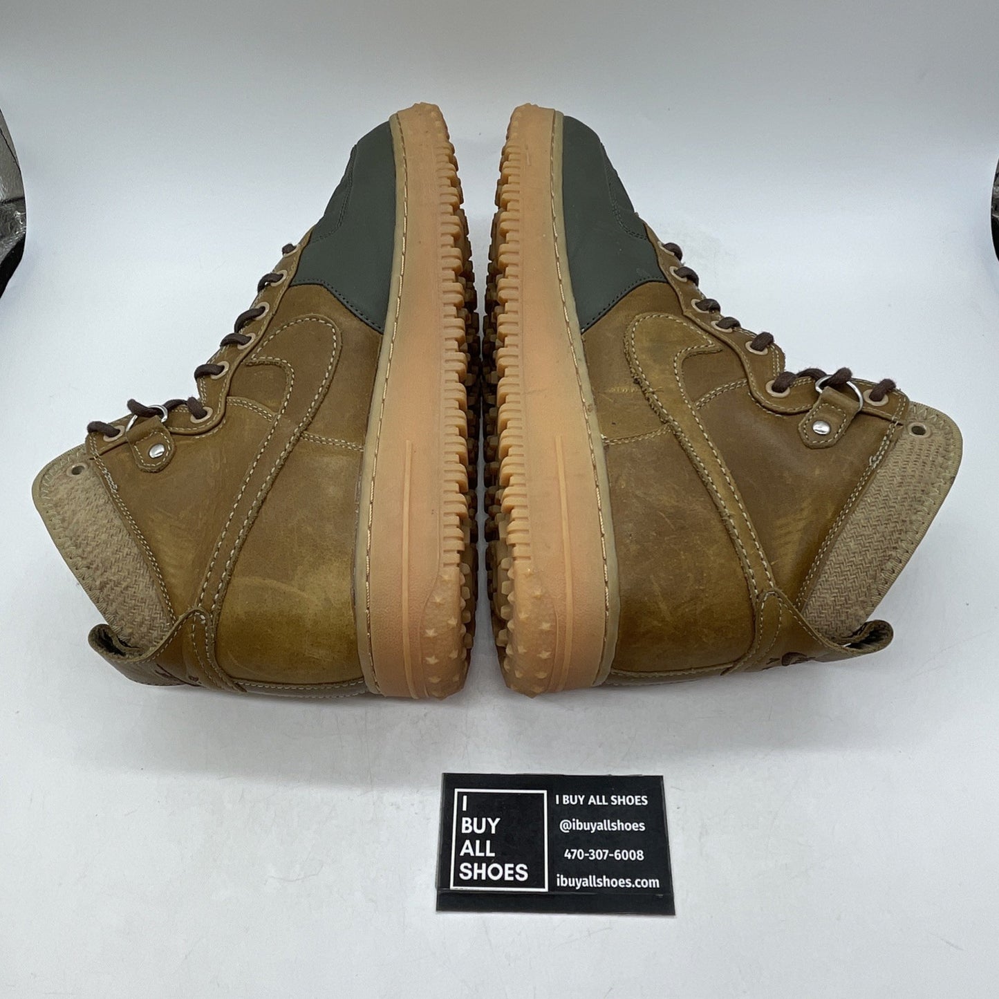 Size 11.5 - Nike Air Force 1 Duckboot Beach Tree (444745-201)