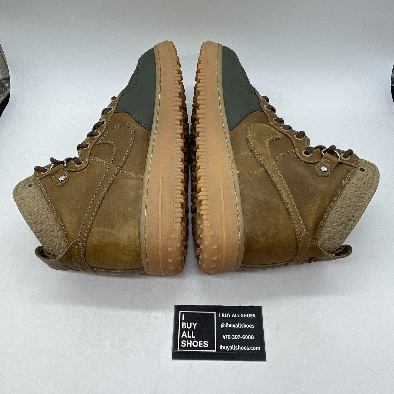 Size 11.5 - Nike Air Force 1 Duckboot Beach Tree (444745-201)