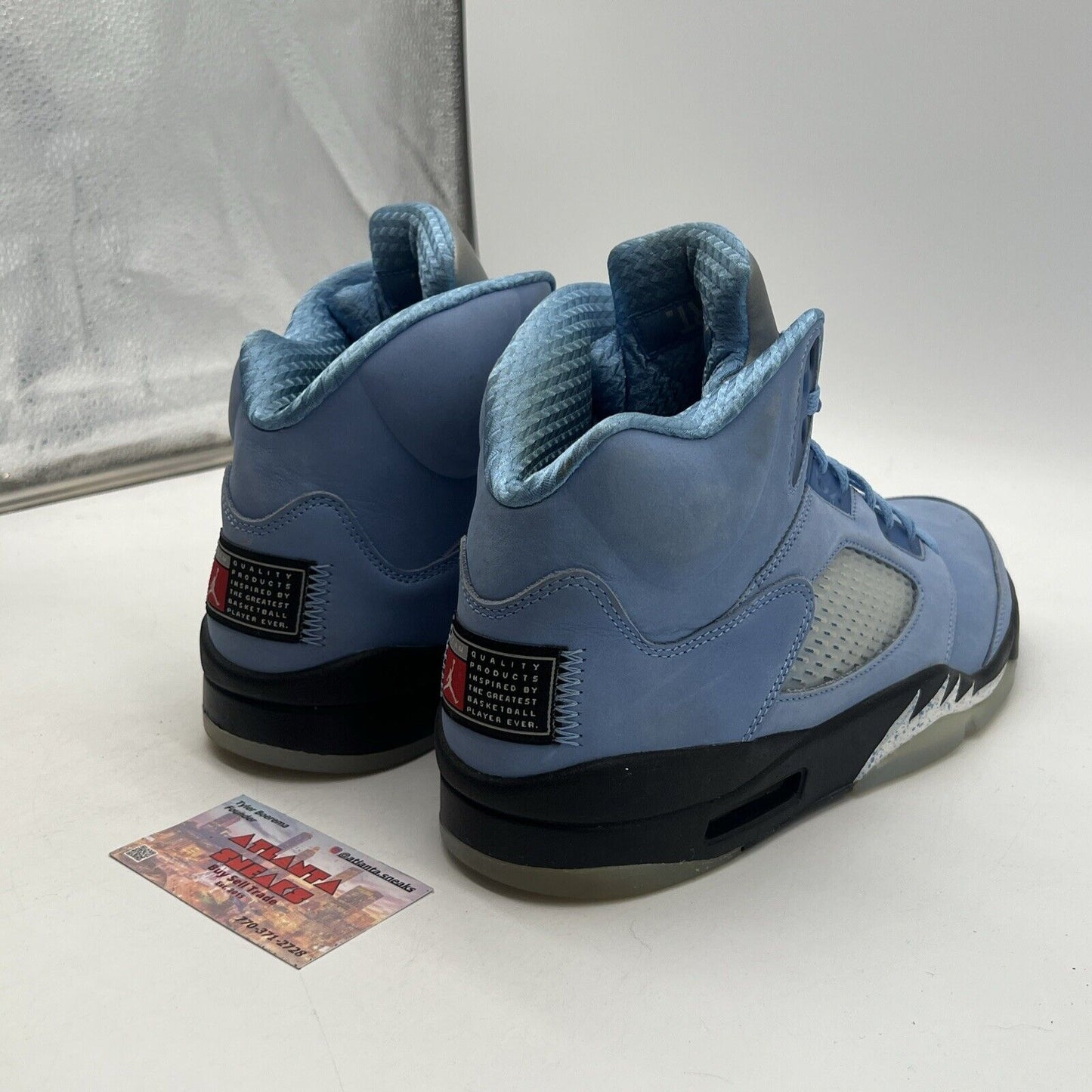 Size 11.5 - Jordan 5 Retro SE Mid UNC Black White Suede (DV1310-401)