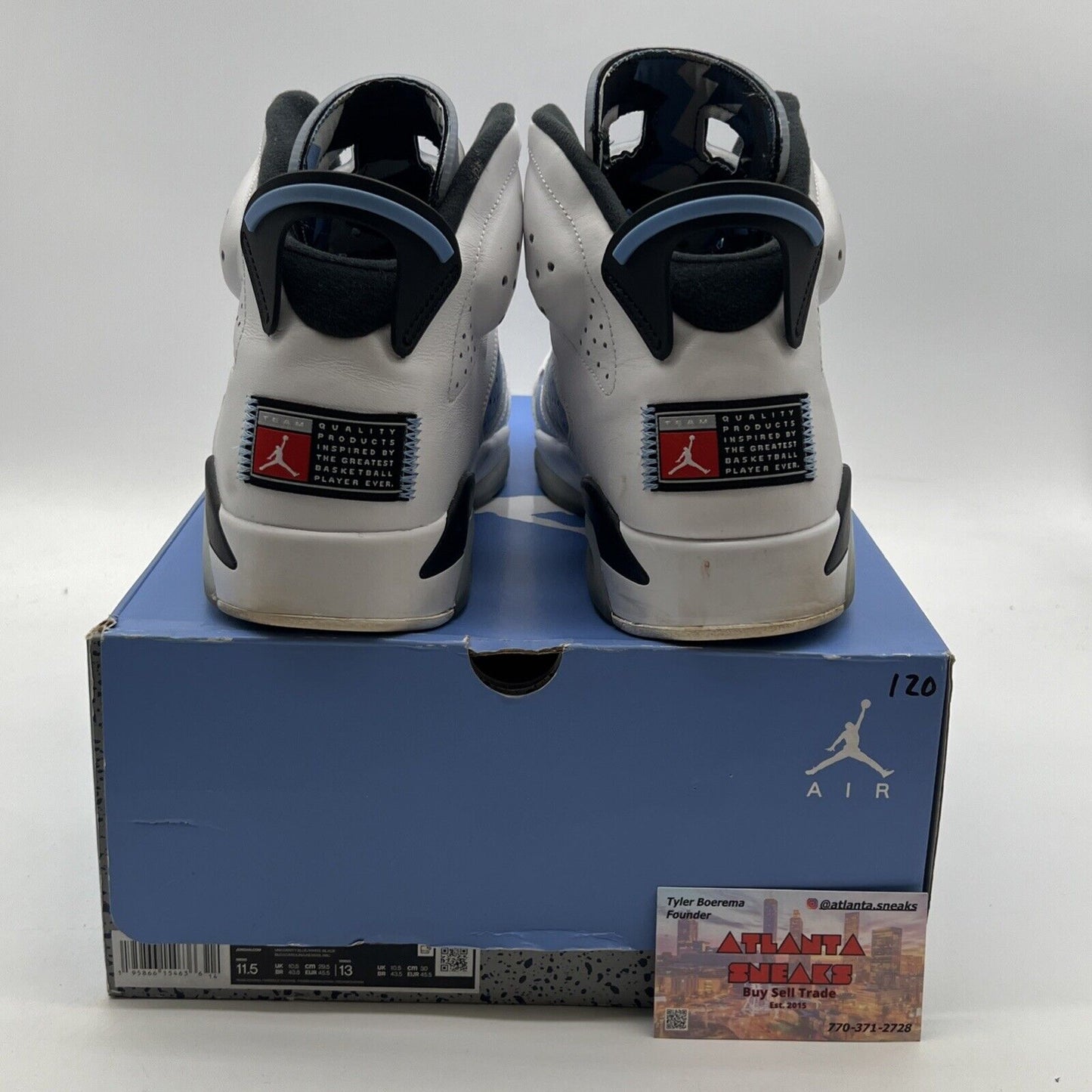 Size 11.5 - Air Jordan 6 Retro Mid UNC Home (CT8529-410)