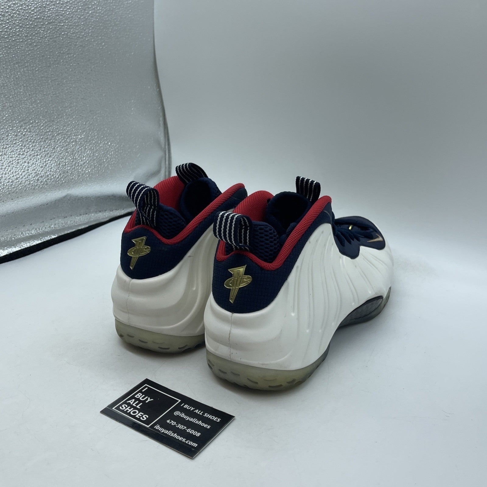 Size 11.5 - Nike Air Foamposite One PRM Olympic (575420-400)