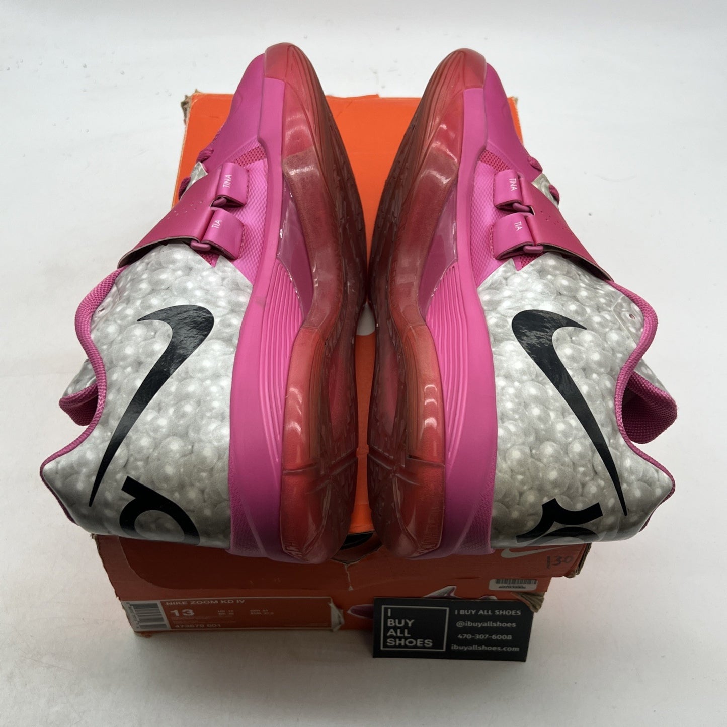 Size 13 - Nike Zoom KD 4 Aunt Pearl (473679-601)