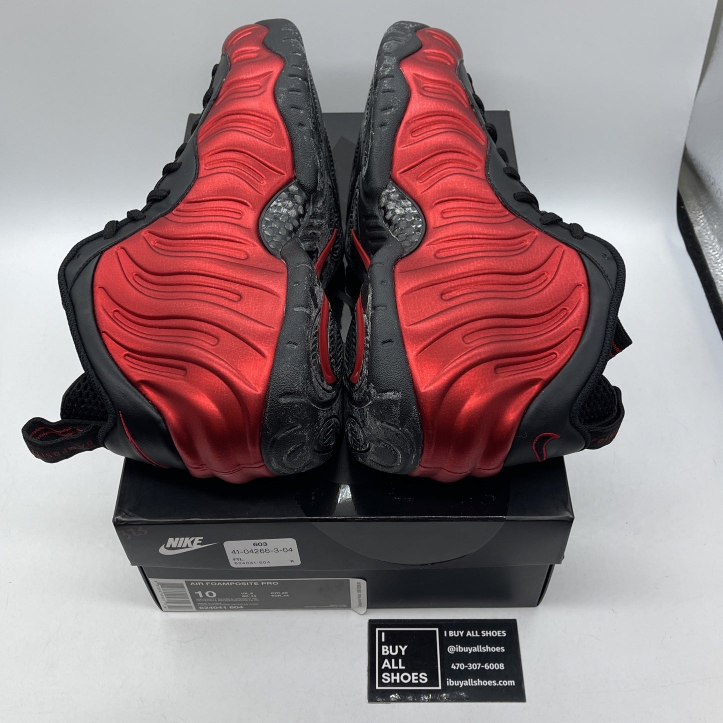 Size 10 - Nike Air Foamposite Pro University Red