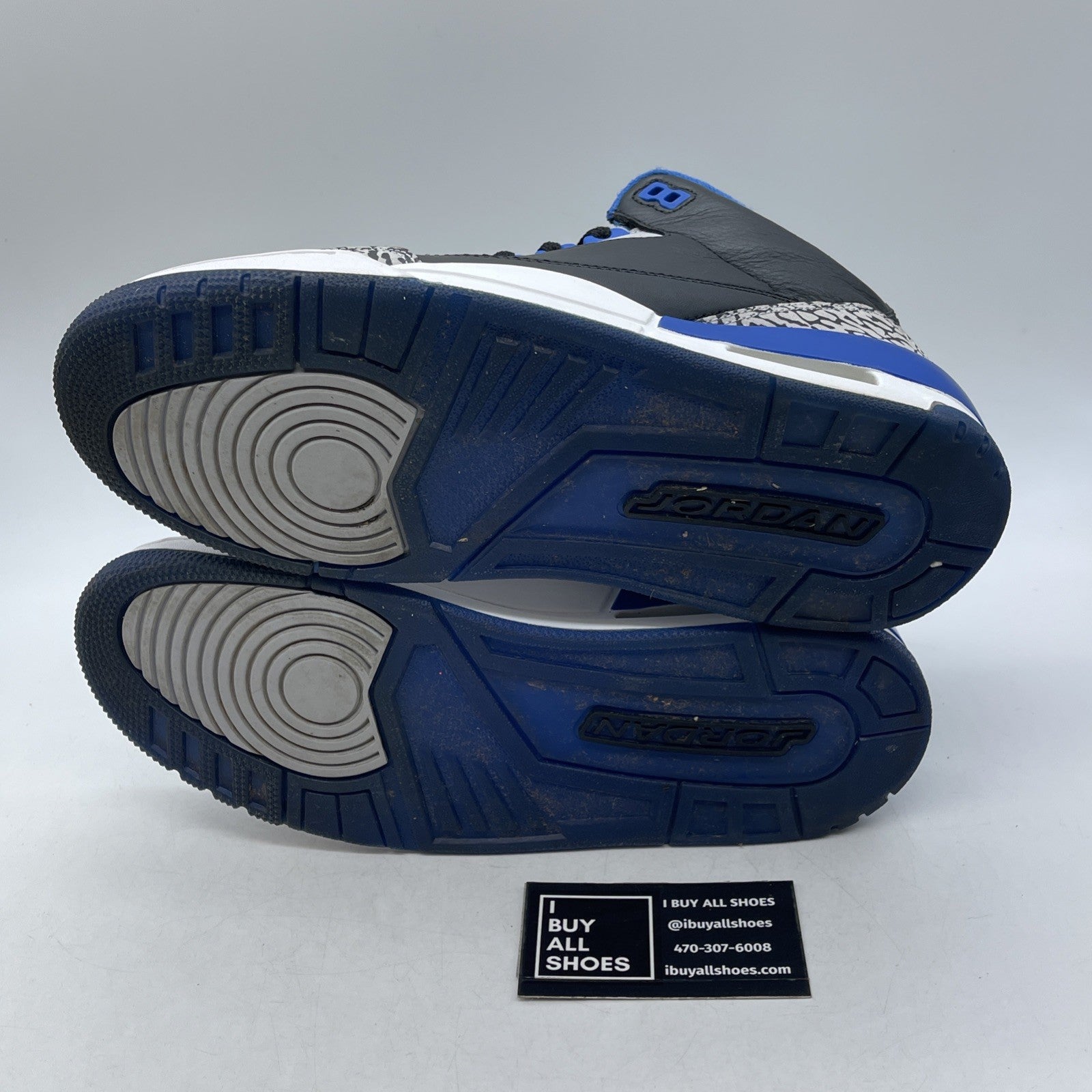 Size 9 - Air Jordan 3 Retro Sport Blue (136064-007)
