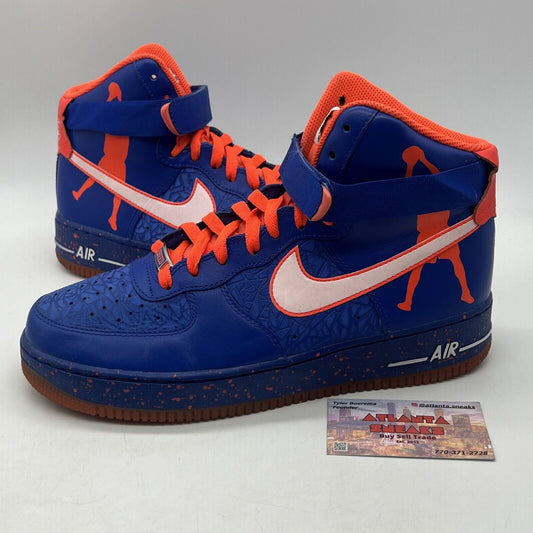 Size 10 - Nike Air Force 1 CMFT Premium QS High Rasheed Wallace Blue 624185-400