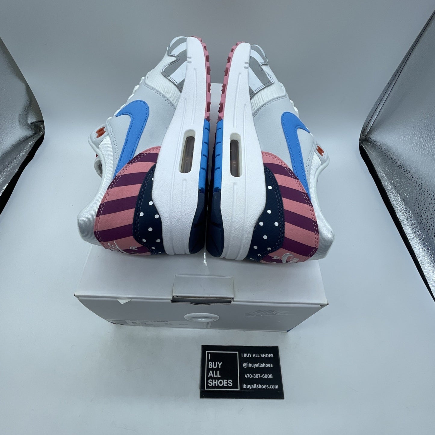 Size 5.5 - Parra x Nike Air Max 1 White (AT3057-100)