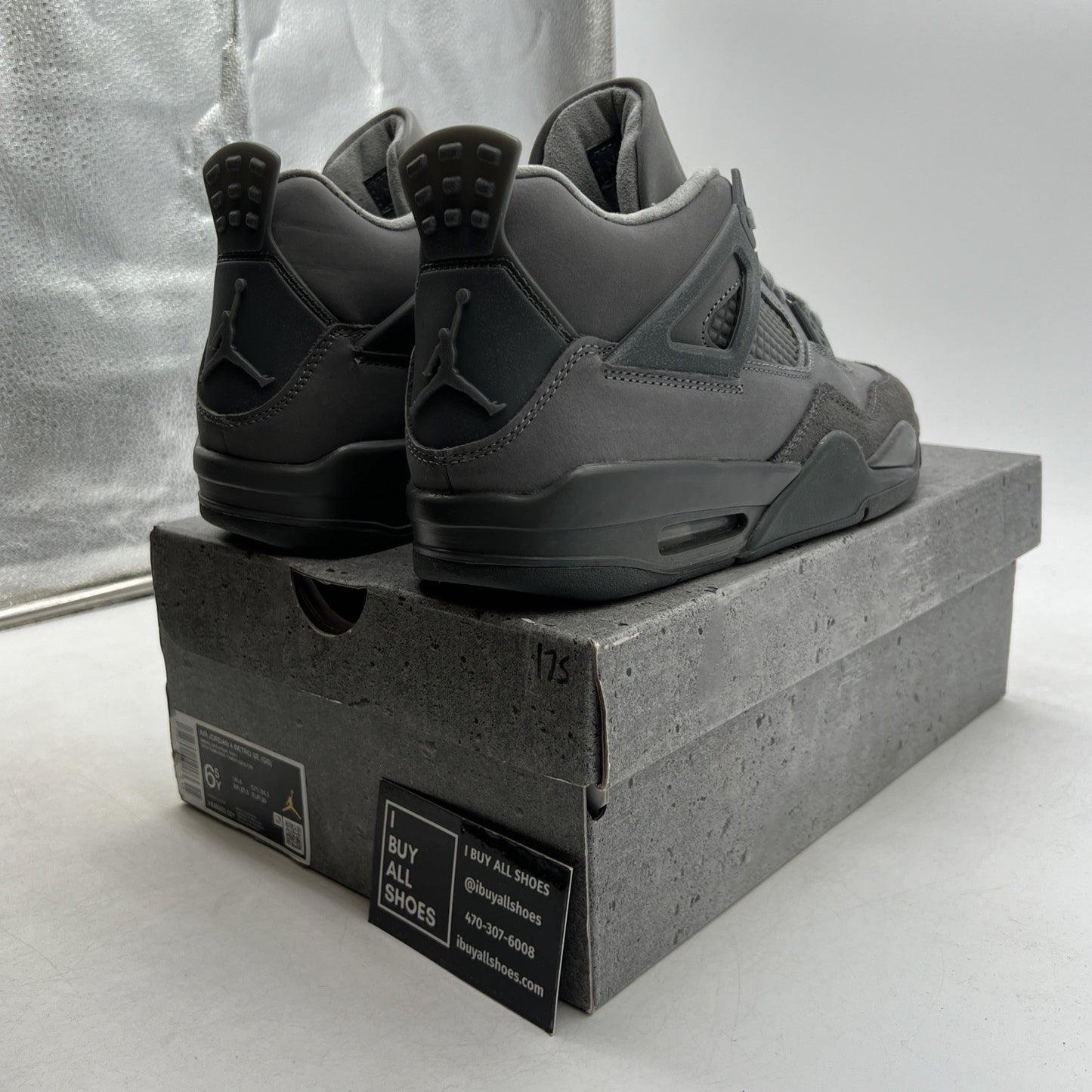 Size 6.5Y - Air Jordan 4 Retro SE Paris Olympics Wet Cement (HM8965-001)