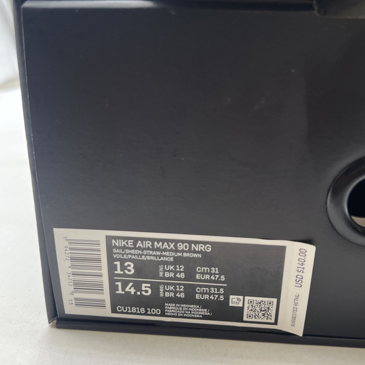 Size 13 - Nike DQM x Air Max 90 2021 Bacon (CU1816-100)