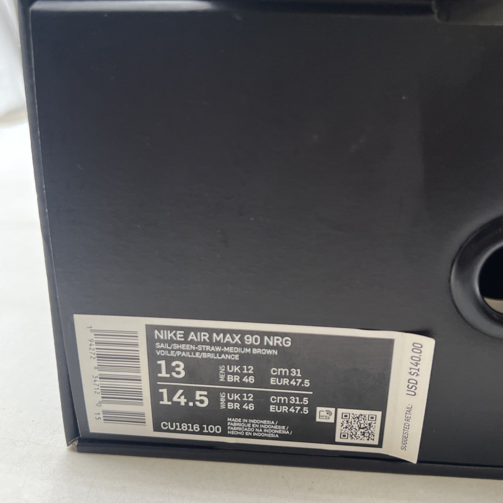 Size 13 - Nike DQM x Air Max 90 2021 Bacon (CU1816-100)