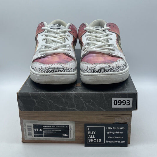 Size 11.5 - Kito Wares "Passion Of Christ, Resurrection Day" SB Dunk Low Style