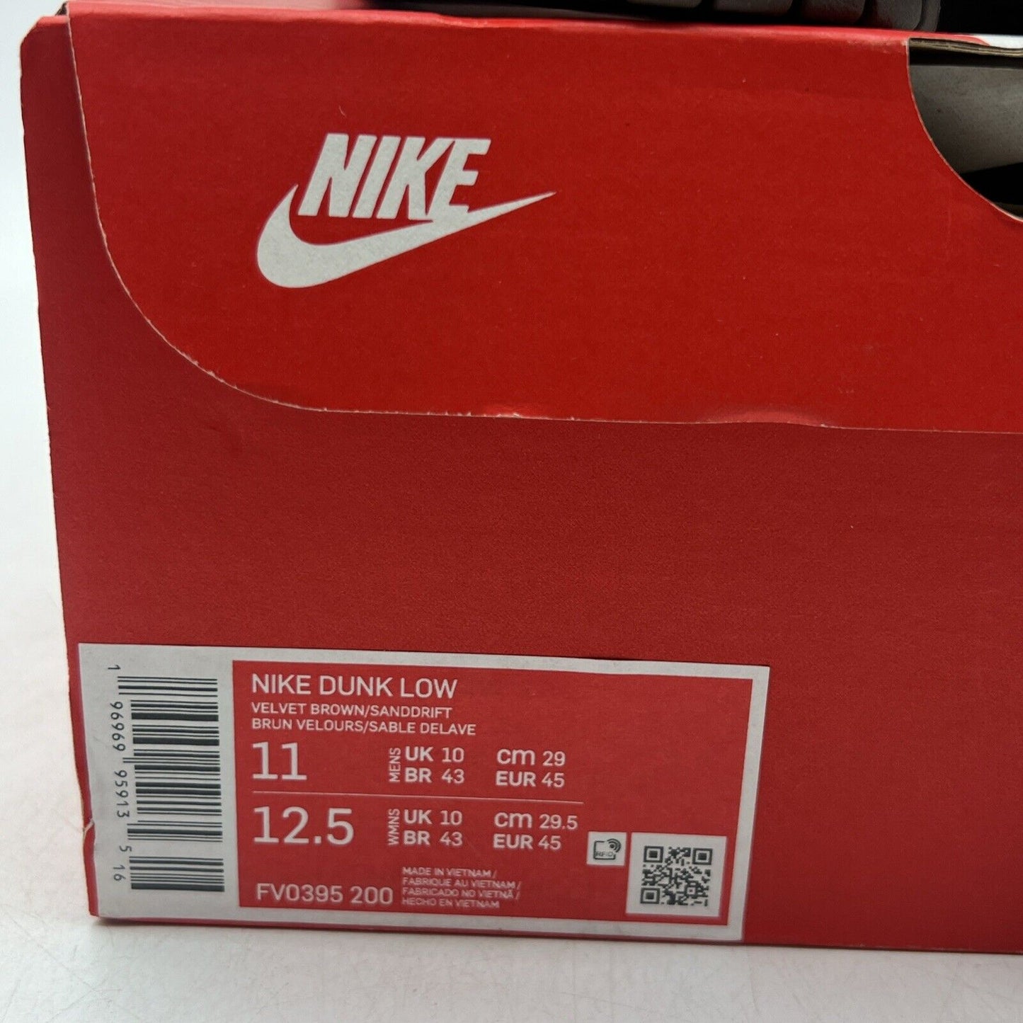 Size 11 - Nike Dunk Low Red Panda Suede Tan (FV0395-200)