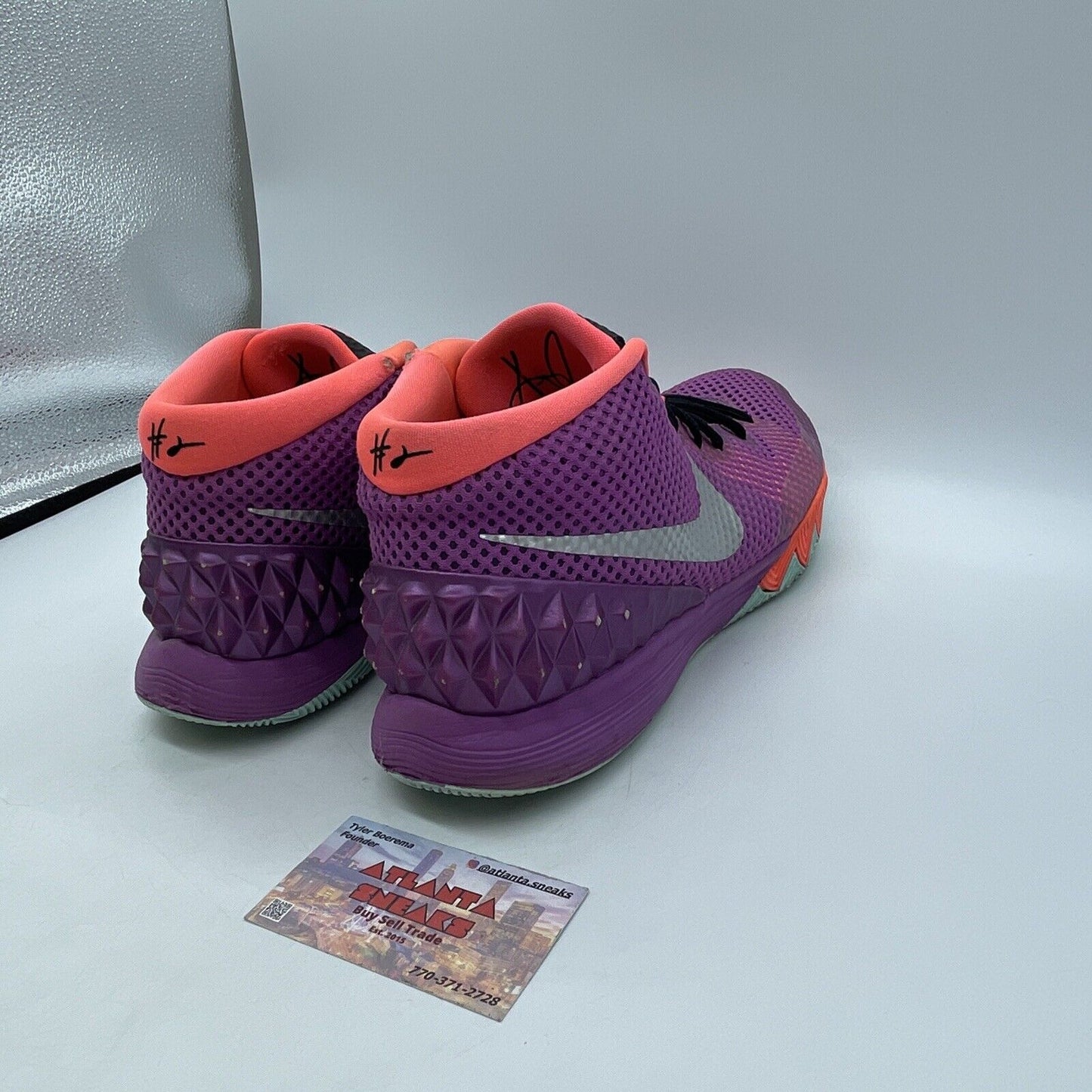 Size 13 - Nike Kyrie 1 Easter Purple Grey Orange Blue (705277-508)