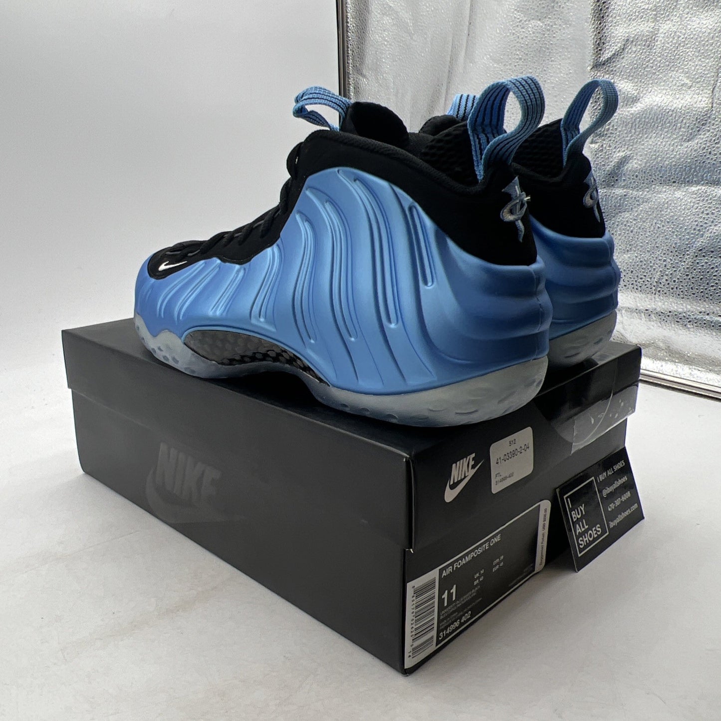 Size 11 - Nike Air Foamposite One University Blue (314996-402)