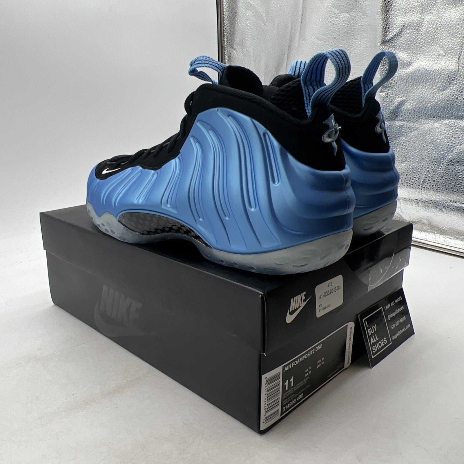 Size 11 - Nike Air Foamposite One University Blue (314996-402)