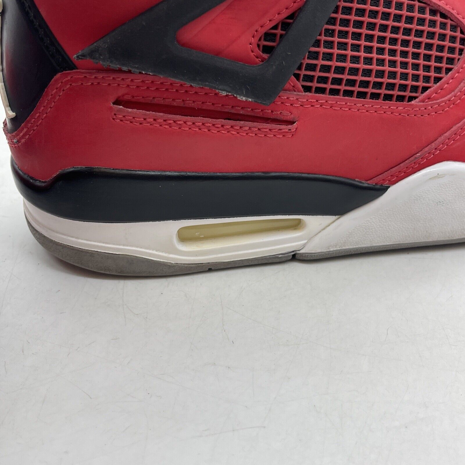 Size 8.5 - Jordan 4 Retro Toro Bravo 2013 Red Black White Leather (308497-603)