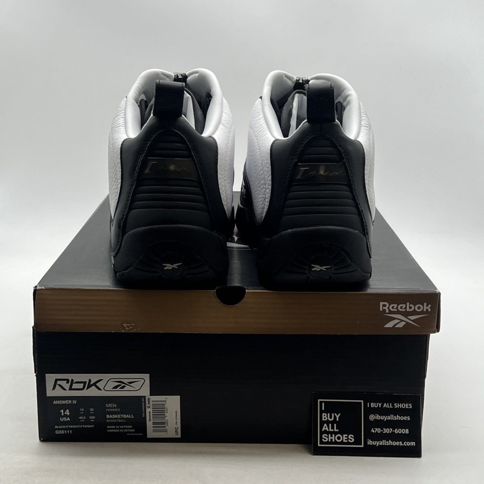 Size 14 - Reebok Answer 4 2021 Step Over (G55111)