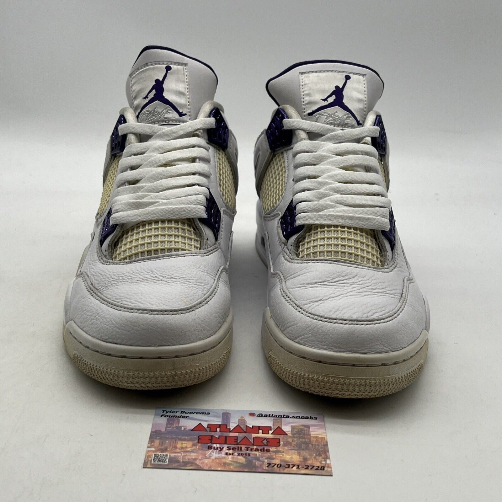 Size 10.5 - Jordan 4 Retro Mid Purple Metallic (CT8527-115)