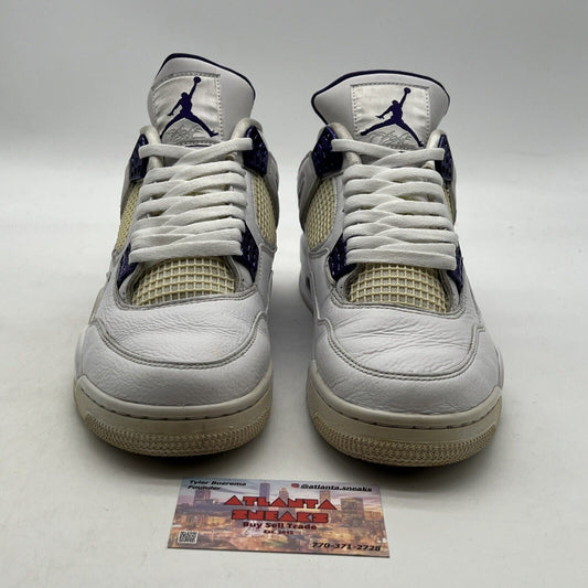 Size 10.5 - Jordan 4 Retro Mid Purple Metallic (CT8527-115)