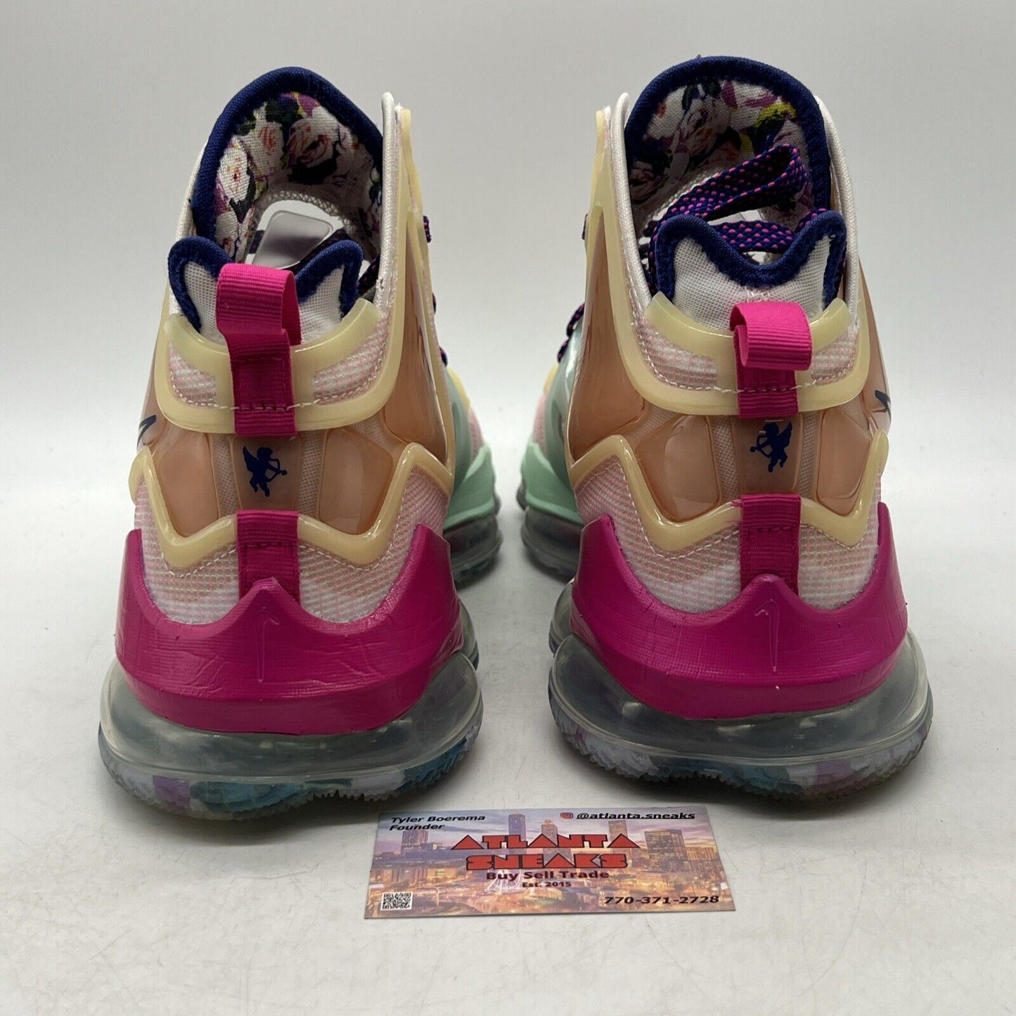 Size 13 - Nike LeBron 19 EP Valentine's Day Mint Purple Pink Blue (DH8459-900)
