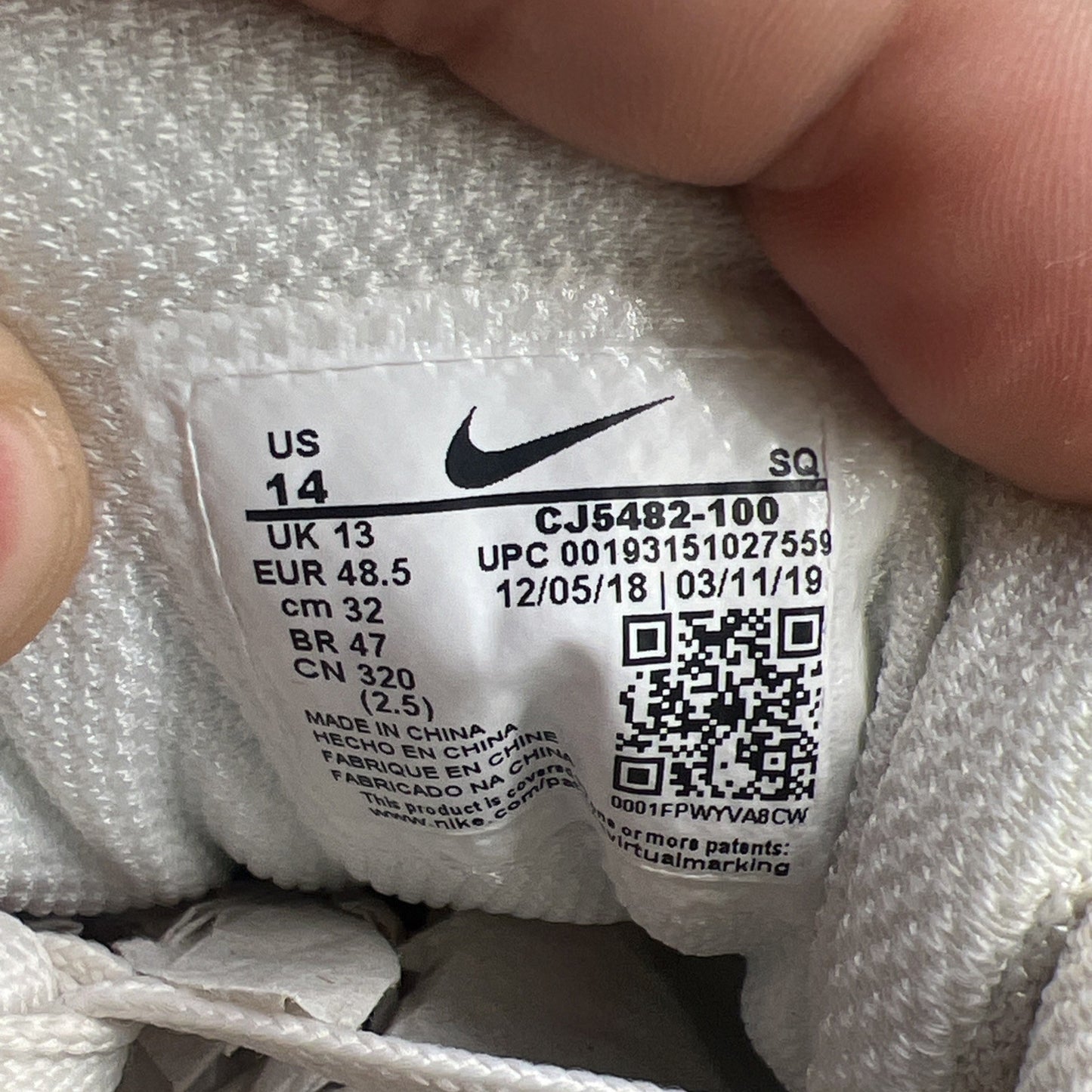 Size 14 - Nike Air Max 90 Be True (CJ5482-100)