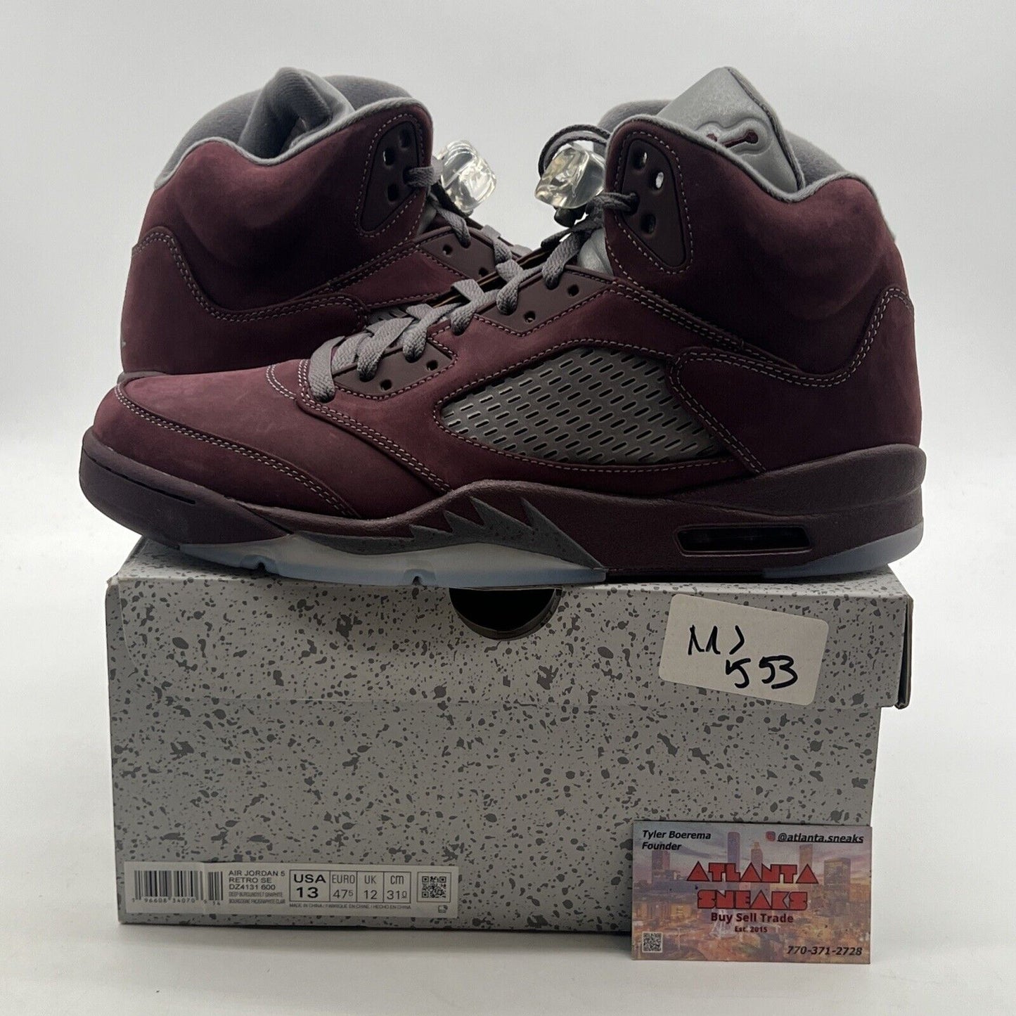 Size 13 - Air Jordan 5 Retro SE 2023 Burgundy (DZ4131-600)