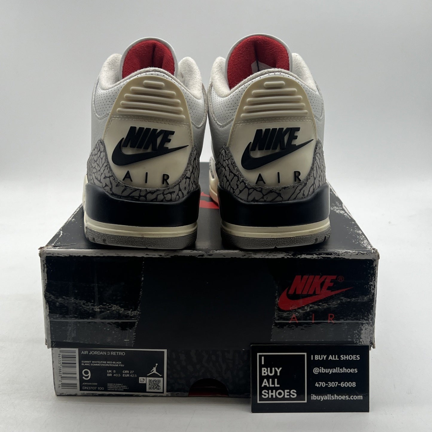 Size 9 - Air Jordan 3 Retro Mid White Cement Reimagined (DN3707-100)