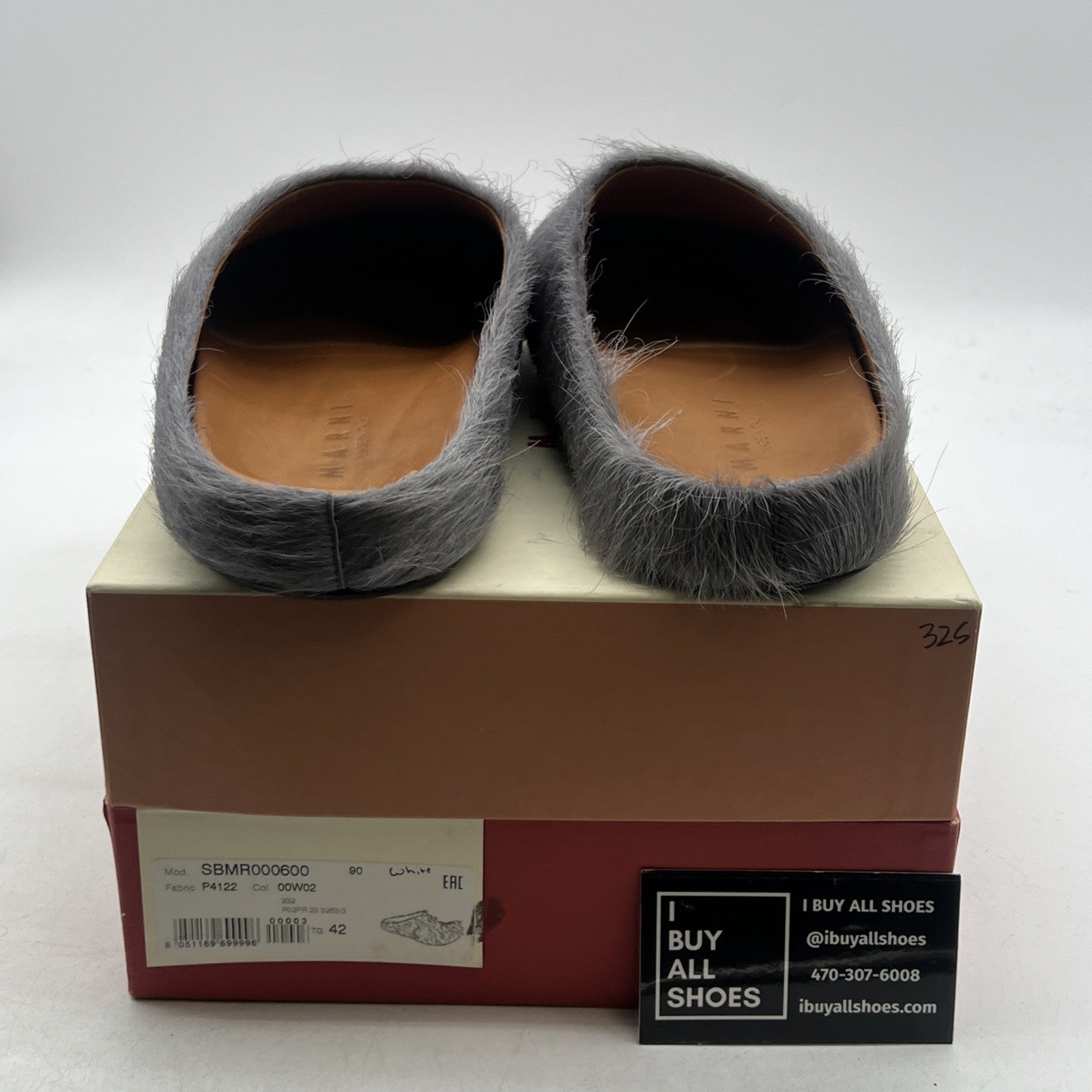 Size 43 - Marni Fussbett Saboot Mule Shoe Slip Ons in Cacao Men's (SBMR000600)
