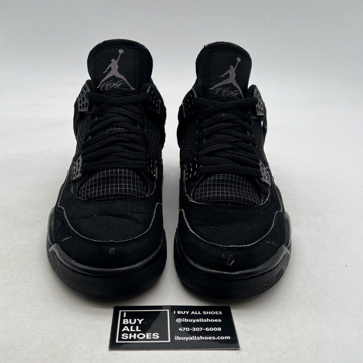 Size 9.5 - Air Jordan 4 Retro Mid Black Cat 2006 (CU1110-010)