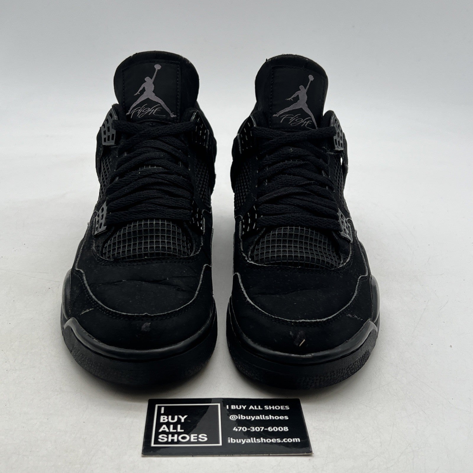 Size 9.5 - Air Jordan 4 Retro Mid Black Cat 2006 (CU1110-010)