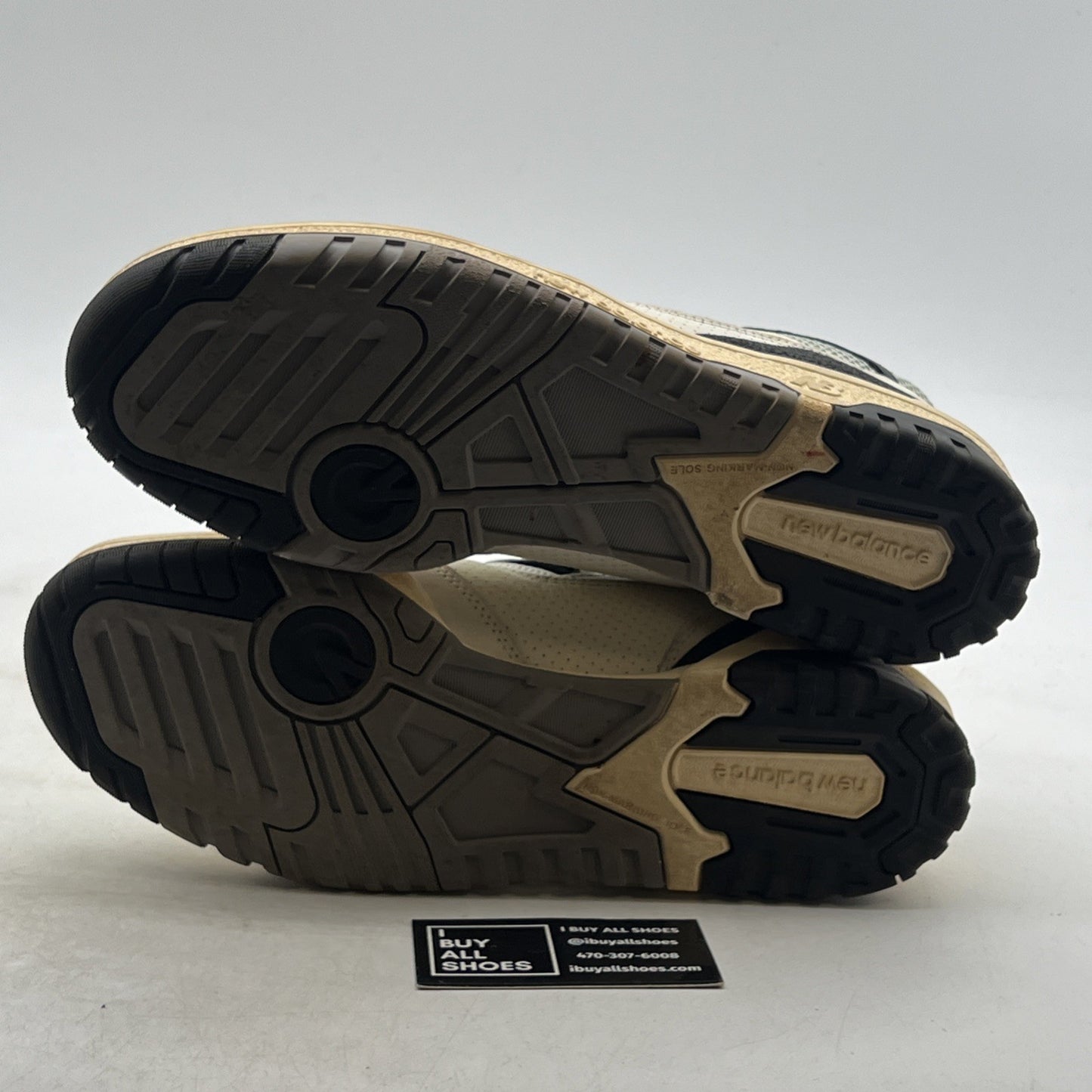 Size 11 - New Balance 550 Sea Salt Pack - Black (BB550CPC)