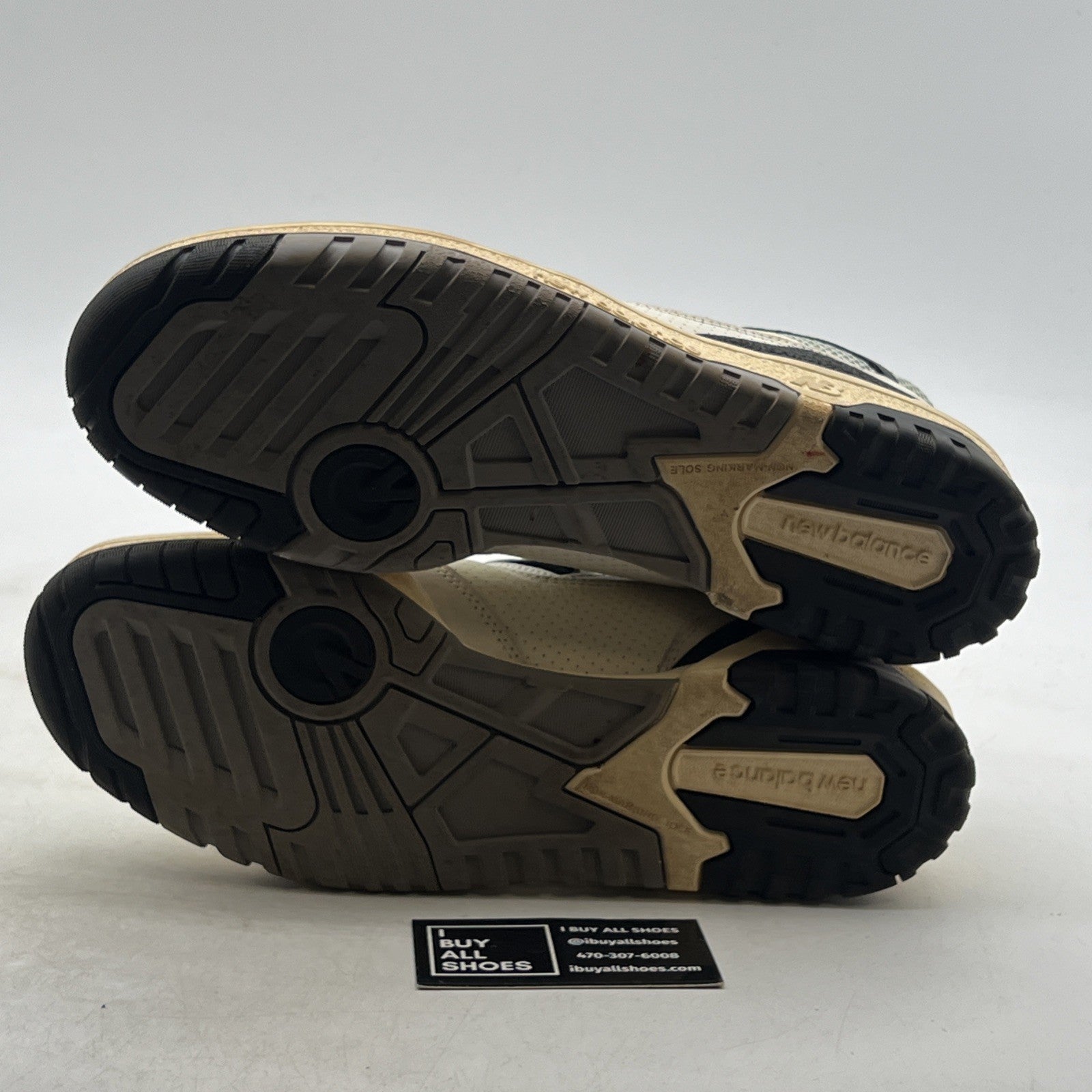 Size 11 - New Balance 550 Sea Salt Pack - Black (BB550CPC)