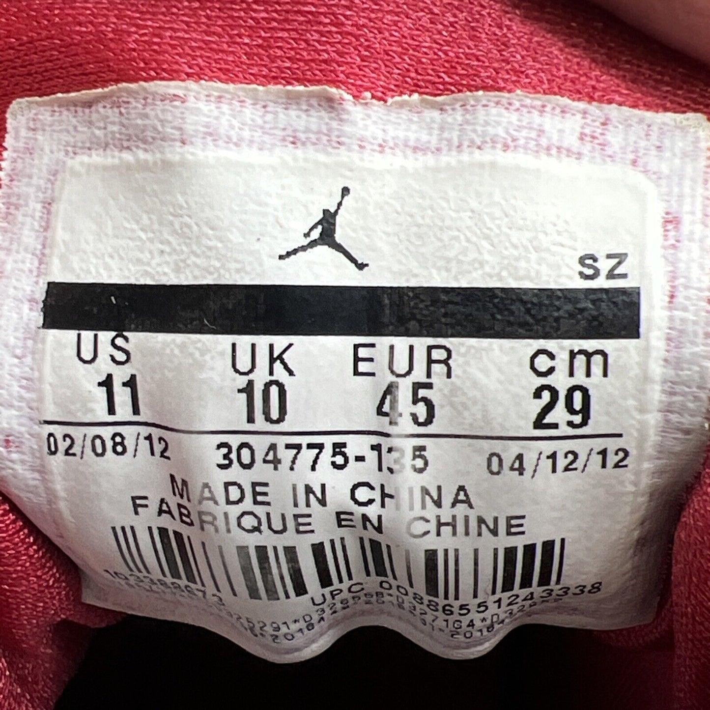 Size 11 - Air Jordan 7 Retro 2012 Olympic (304775-135)