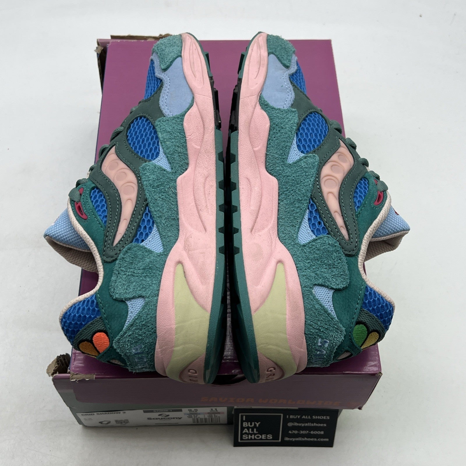 Size 9.5 - Jae Tips x Saucony Grid Shadow 2 What's the Occasion - Wear To A Date