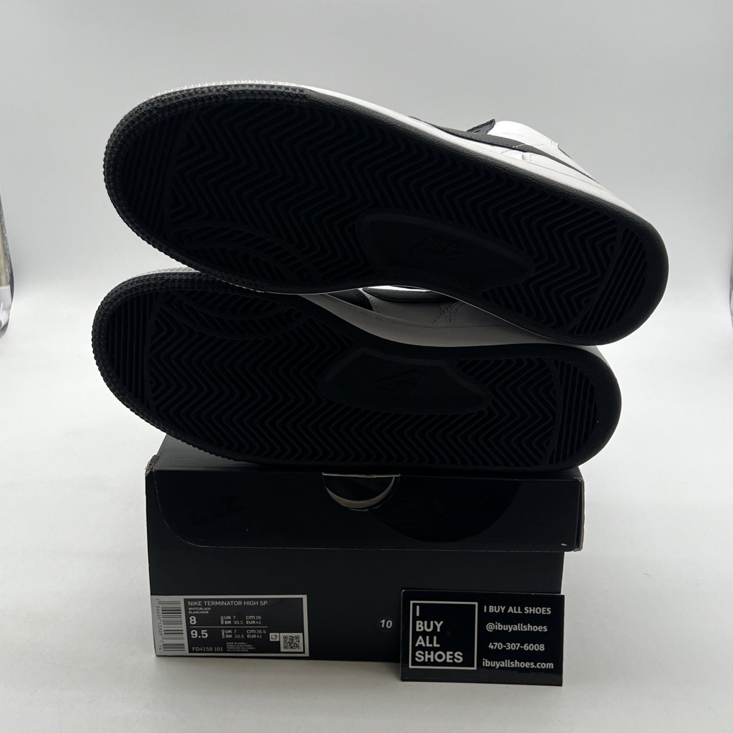 Size 8 - Nike Comme des Garçons Homme Plus x Terminator High Black (FD4159-101)