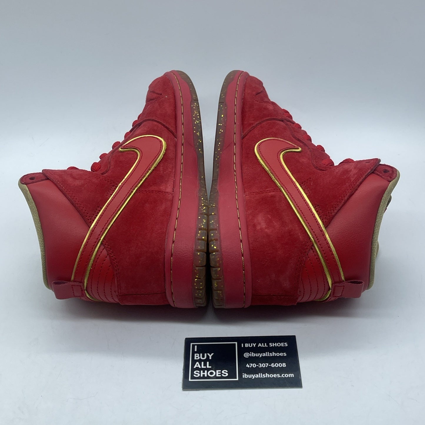 Size 9.5 - Nike Dunk Premium SB High CNY Red Suede (313171-667)