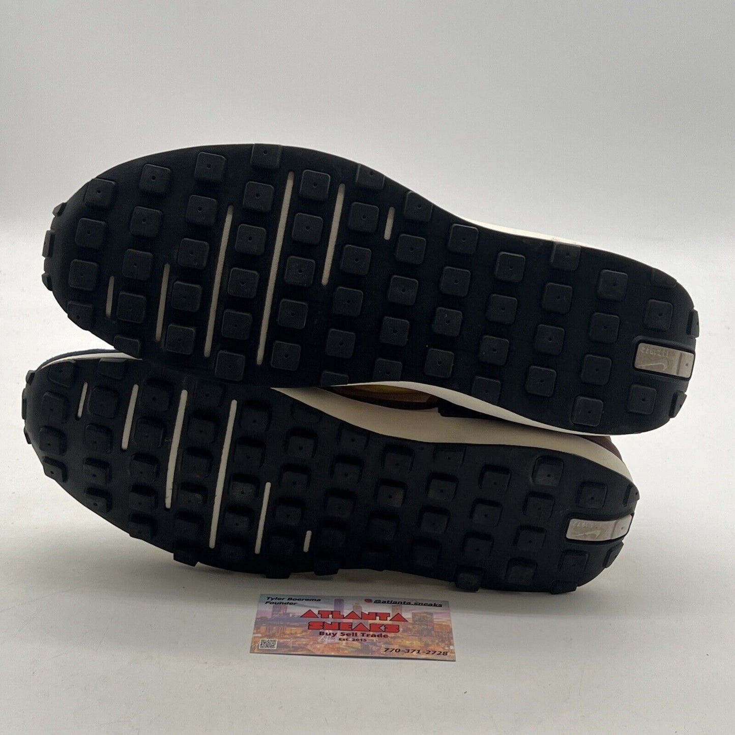Size 9 - Nike Waffle One SE Dark Beetroot Yellow Strike (DD8014-600)