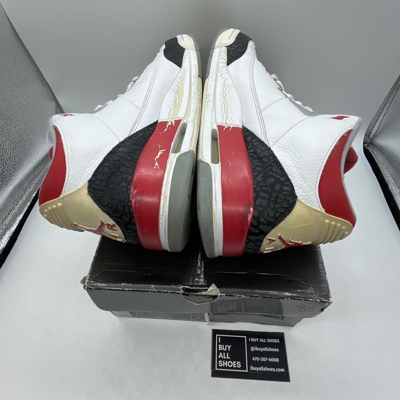 Size 11.5 - Air Jordan 3 Retro 2007 Fire Red (136064-161)