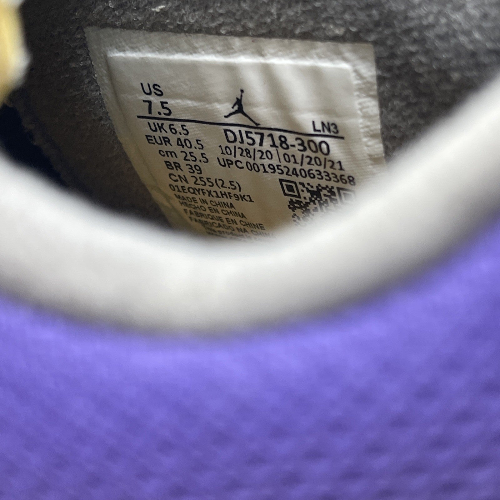 Size 7.5 - Air Jordan 4 Retro SP x Union 30th Anniversary (DJ5718-300)