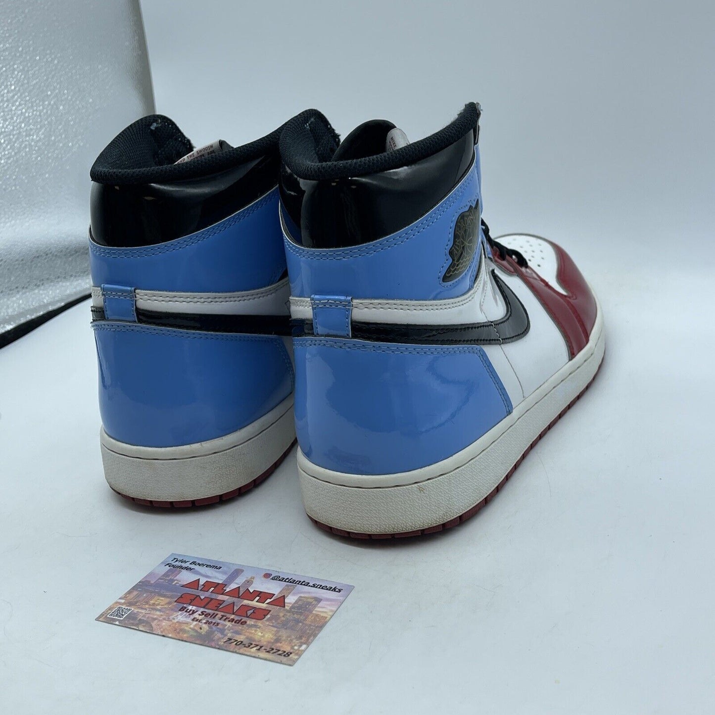 Size 12 - Jordan 1 Retro OG High Fearless Blue Red White Leather (CK5666-100)