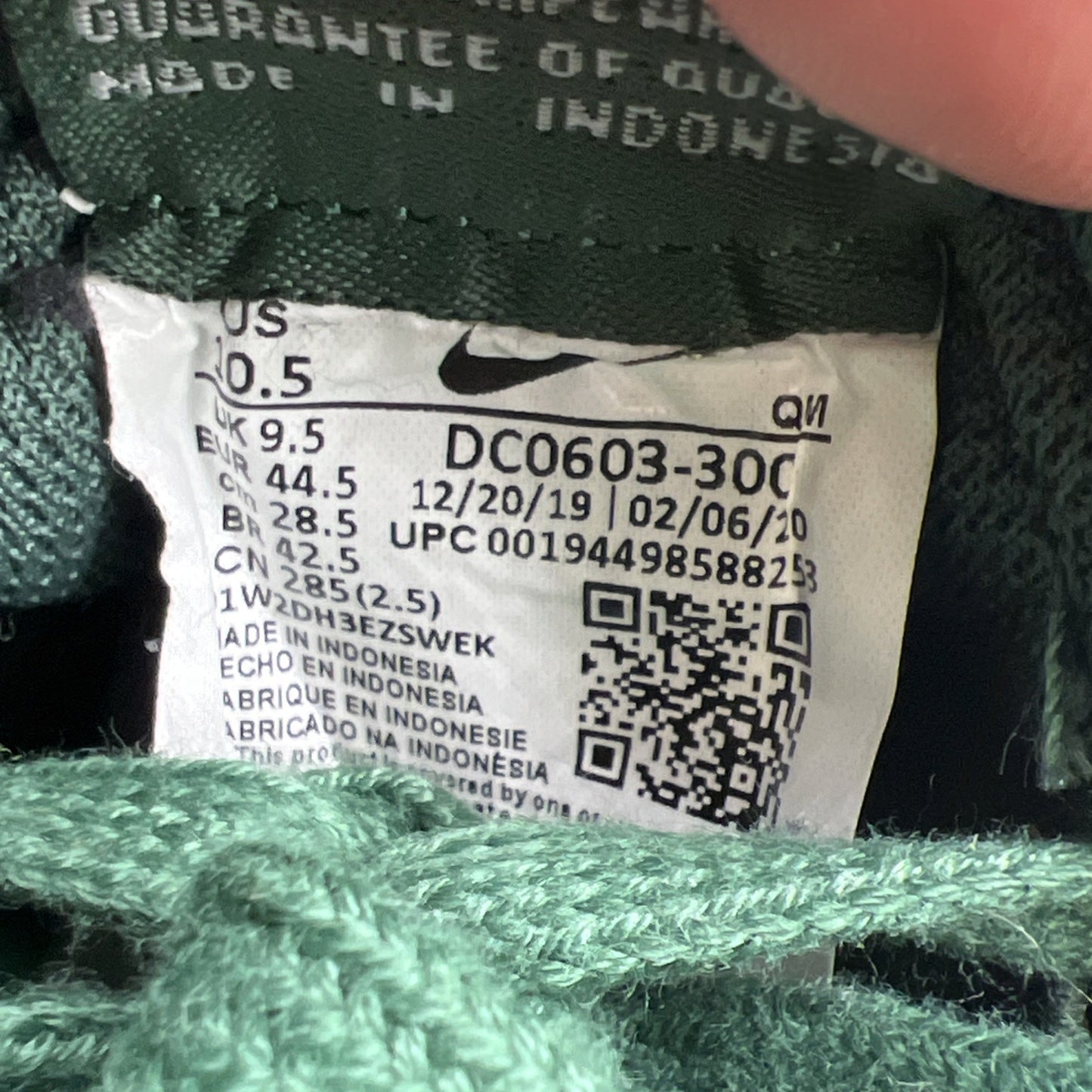 Size 10.5 - Nike Blazer GT SB Low Green Gum (DC0603-300)